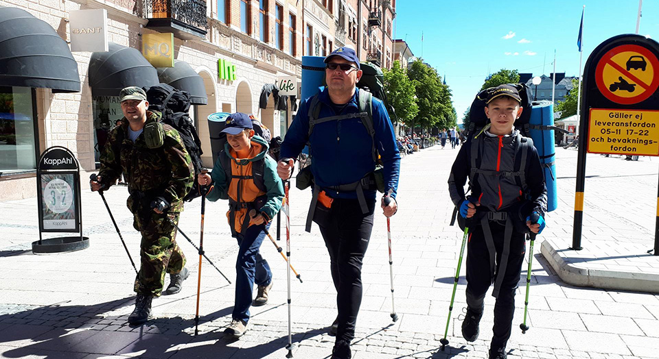 Тропа Святого Олафа. День первый (28 июня 2017, Stockholm - Sundsvall - Selanger - Matfors)